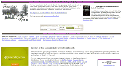 Desktop Screenshot of ancestorsatrest.com